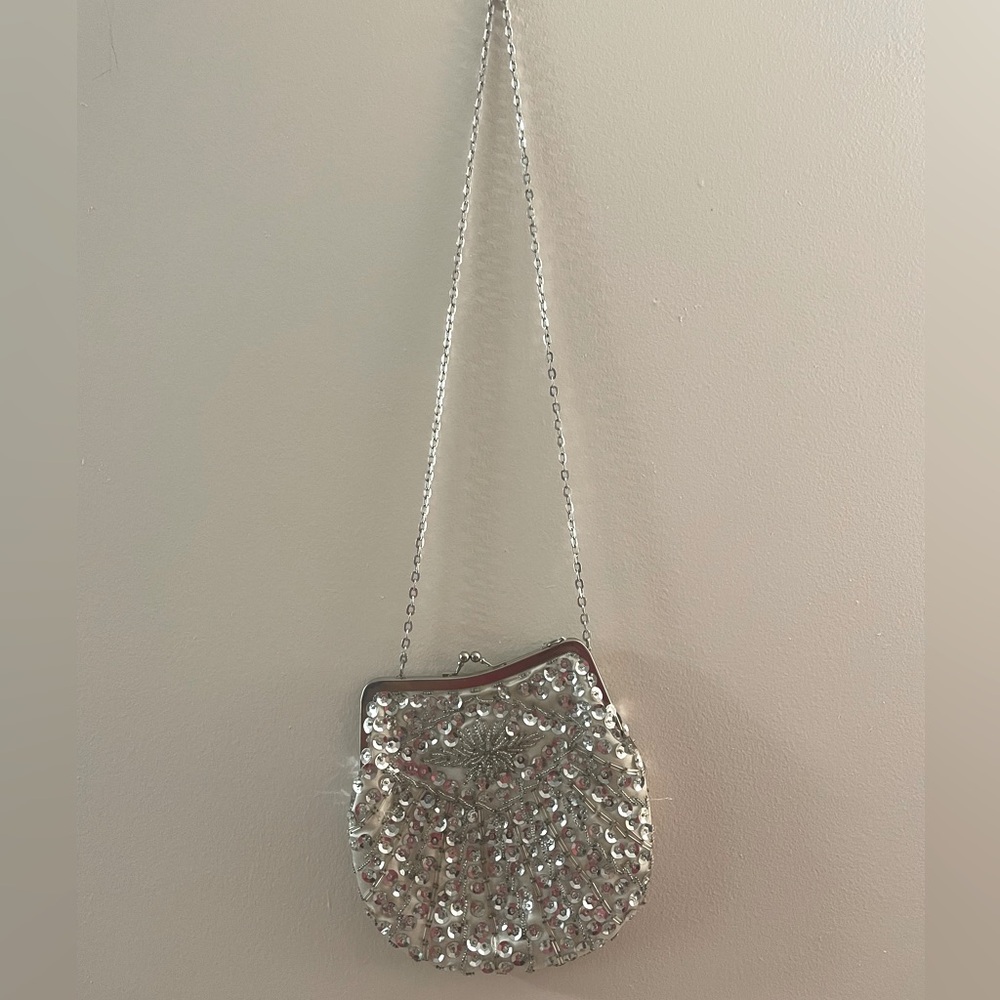 Vintage sequin and beaded purse